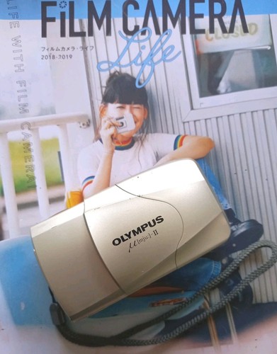 Olympus mju champagne 35mm - champagne,