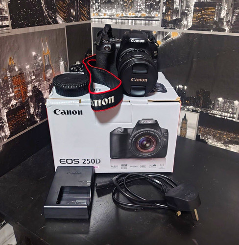 Canon eos 250d 1mp - eos, black