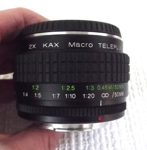 Camera lens kax macro - camera, x