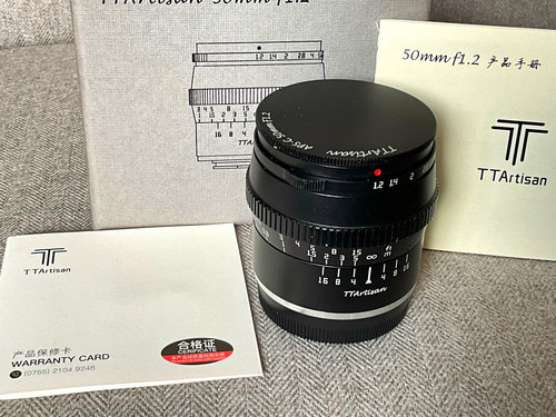 Ttartisan 50mm 2 manual - f/1.2,