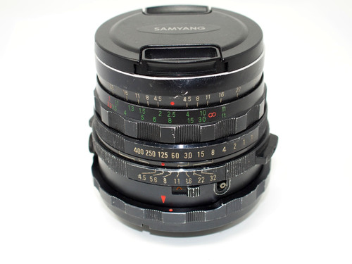 Mamiya sekor 50mm 5 wide - f/4.5,