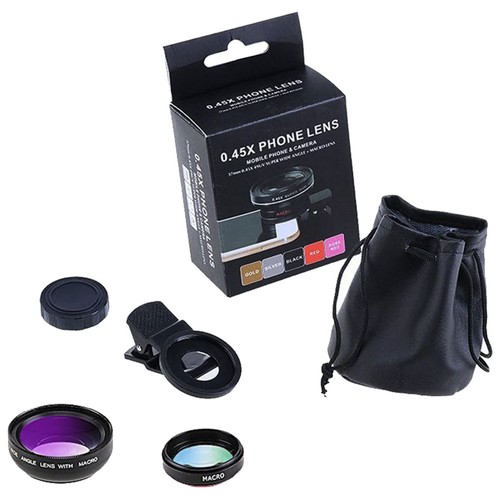 Clip phone camera lens - on,