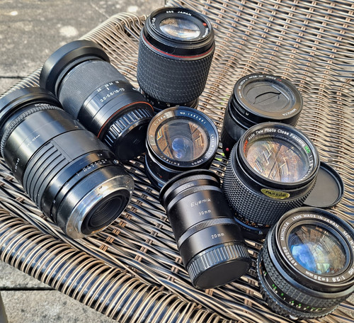 Job lot mixed - camera, lenses