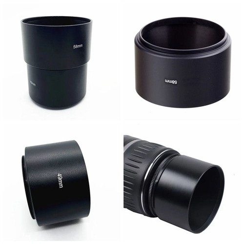 Screw long lens - hood, slr