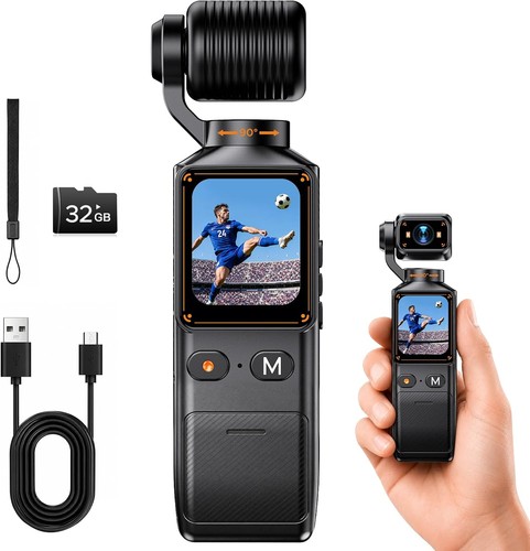 Pocket vlogging camera - 2k,